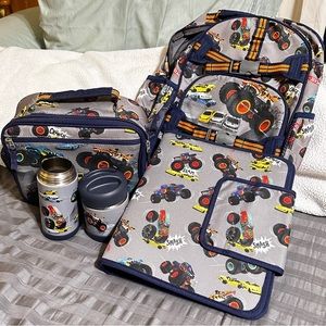 Pottery Barn Monster Truck School Set